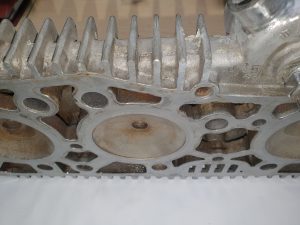 Cylinder head showing slight deterioration